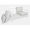 Set Salotto C-C Atlantic Bianco 4 Pezzi