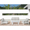 Set Salotto C-C Atlantic Bianco 4 Pezzi