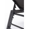 Lettino alto c-route Hilde Antracite Lh32