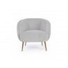 Poltrona linsay grigio chiaro