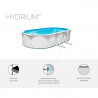 Piscina Fuori Terra Bestway Hydrium Ovale 610x360x120cm