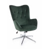Poltrona Farida Velluto Verde