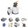 Pompa Filtro Sabbia Bestway 58499 Flusso Acqua 5.678 l/h Flusso Sistema 5.300 l/h