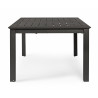 Tavolo Allungabile Konnor in alluminio da esterno 160x110/160 Antracite