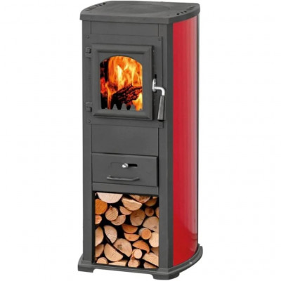 Stufa a legna "Karma" 7 kW in acciaio verniciato c