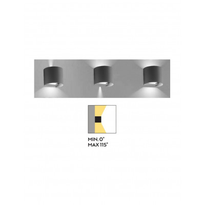 GEA LED Applique in Alluminio "HENK-R"