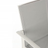 Set Pranzo Tavolo Allungabile 200-300 Cm X 110 Cm + 10 Poltrone Alluminio Colore Rastin Textilene