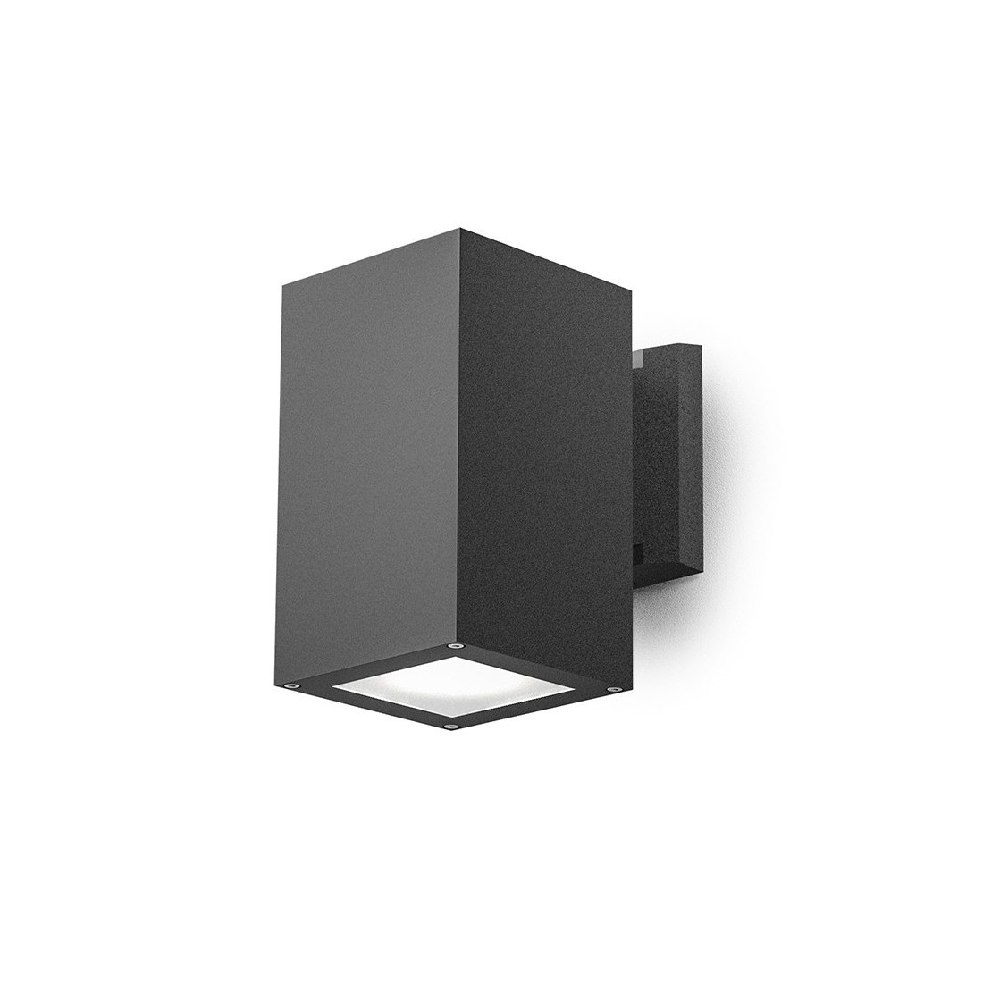 Amon applique E27 quadrato antracite IP65 lampada esterno