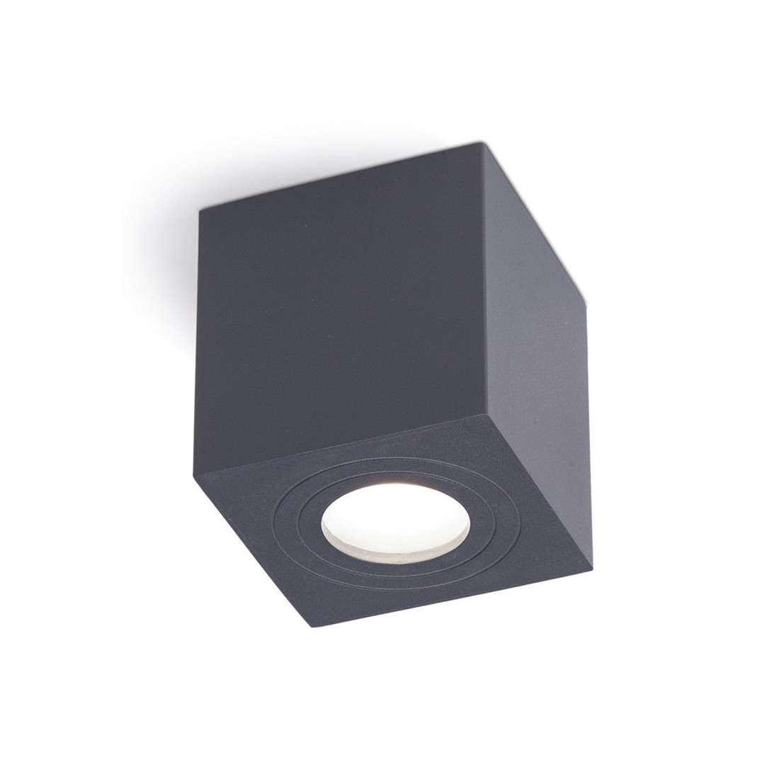 Sulis lampada da soffitto cubo IP65 esterno antracite