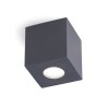 Sulis lampada da soffitto cubo IP65 esterno antracite