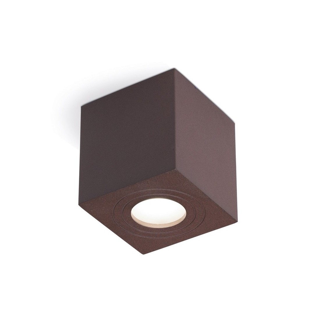Sulis plafoniera cubo IP65 esterno marrone