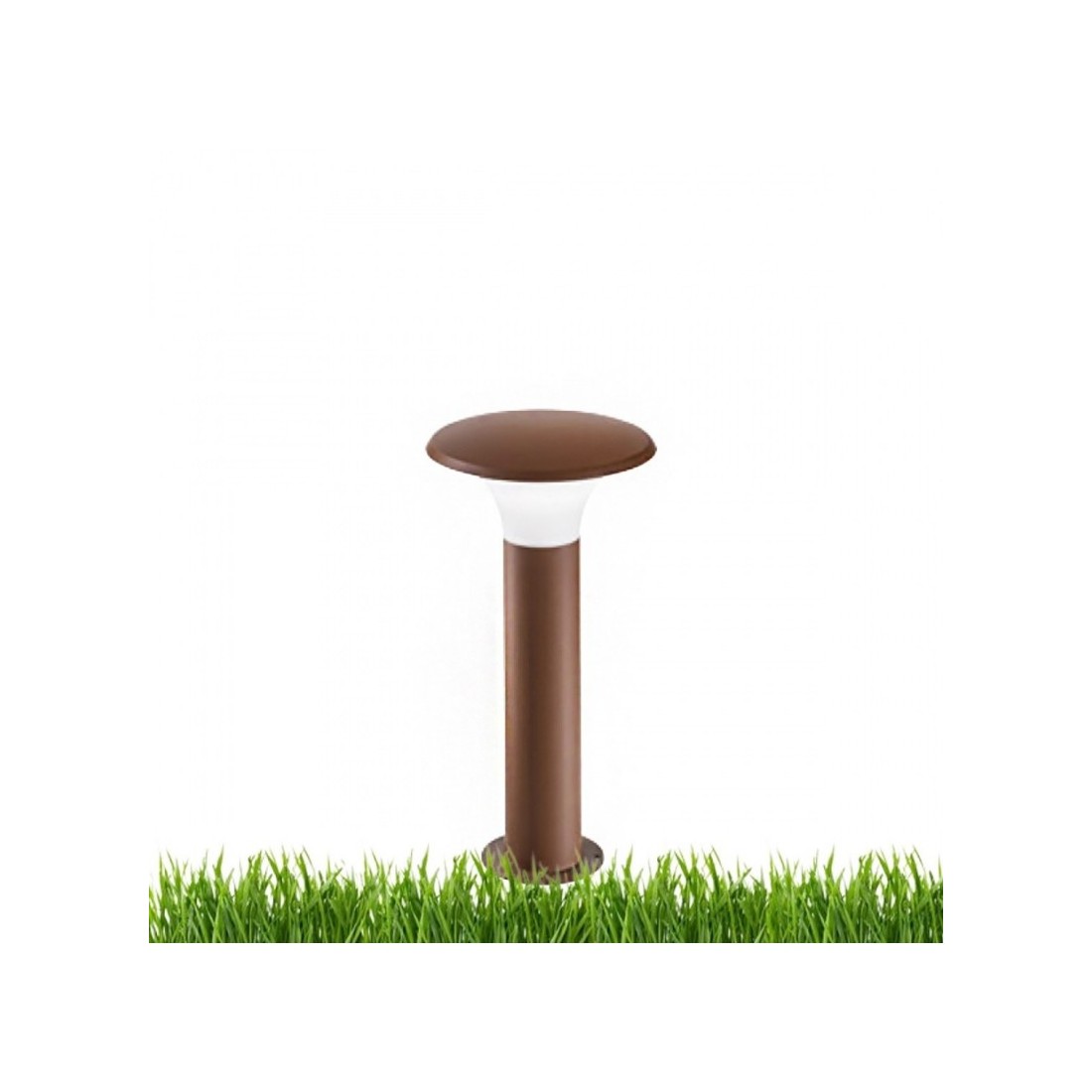 Design lampioncino h50 esterno E27 ip44 ruggine