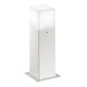 Aditi Lampione piccolo da giardino IP44 h30 squadrato moderno bianco