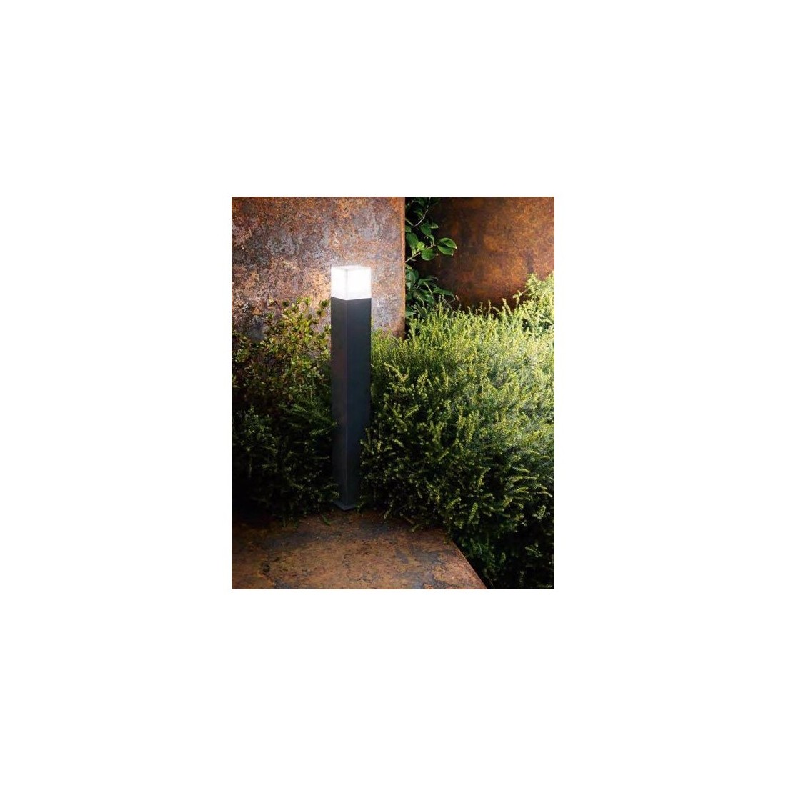 Aditi Lampione da giardino ip44 h70 GES 412 squadrato antracite