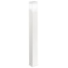 Sury Lampione luminoso esterno giardino ip44 h100 bianco quadrato