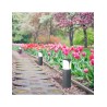 Lampioncino da giardino esterno prato ip44 h30 E27 vari colori