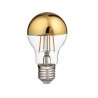 Lampadina LED 8w E27 goccia 2700k vetro specchiato oro 1000 lumen