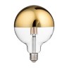 Lampadina LED 12w globo E27 2700k vetro specchiato oro 1521 lumen