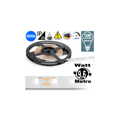 Striscia LED 9.6w 4000k...