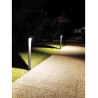Stril paletto led 13w antracite da giardino h80 ip65 moderno