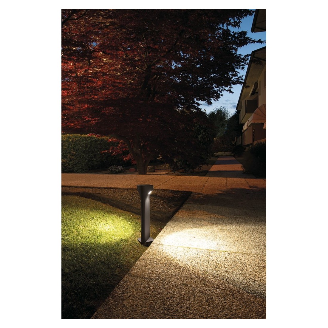 Varp lampione big led 11w antracite da giardino h80 ip65 moderno