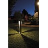 Paka lampione led 13w grigio alluminio da giardino h80 ip65 moderno