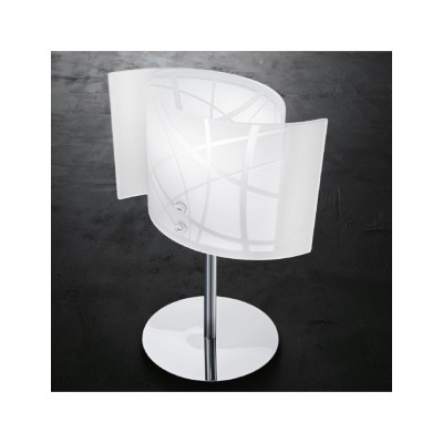 Nereide lampada da comodino abatjour moderna vetro