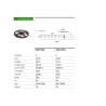 Striscia LED 4,8w 3000k bobina dimmerabile IP20 adesiva flessibile 70 led metro