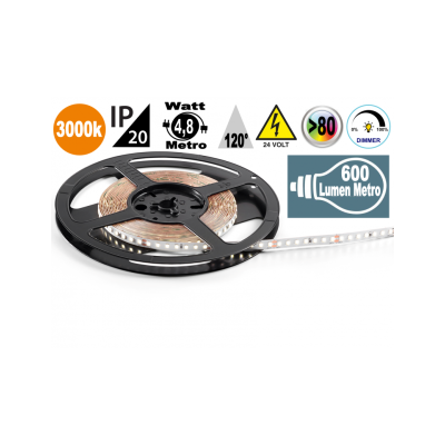 Striscia LED 4,8w 3000k...