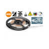 Striscia LED 4,8w 3000k bobina dimmerabile IP20 adesiva flessibile 70 led metro