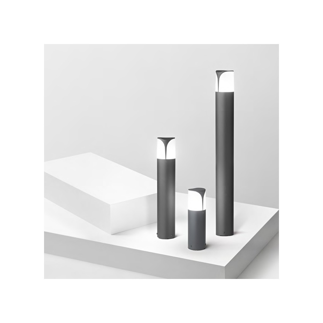 Lampioncino da giardino esterno prato ip44 h30 E27 vari colori