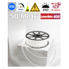 Striscia LED 7w 4000k bobina 50mt dimmerabile IP67 flessibile 60 led metro outdoor
