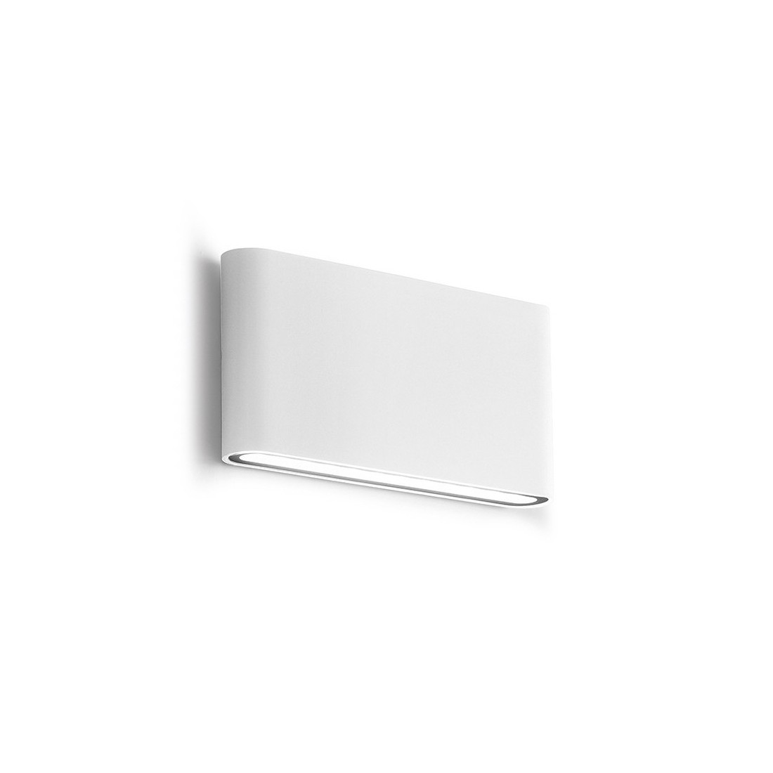 Taarhi small applique LED biemissione slim 12w luce calda o naturale bianco IP54 arrotondata