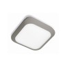 Sidhe plafoniera quadrata bianco grigio 18w LED bagno outdoor ip66 luce naturale