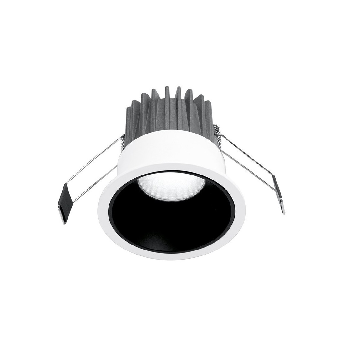 Celia big faretto 20w 3000k led incasso cartongesso rotondo bianco e nero