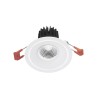 Eden faretto IP20 LED 8w luce calda o naturale incasso cartongesso rotondo bianco