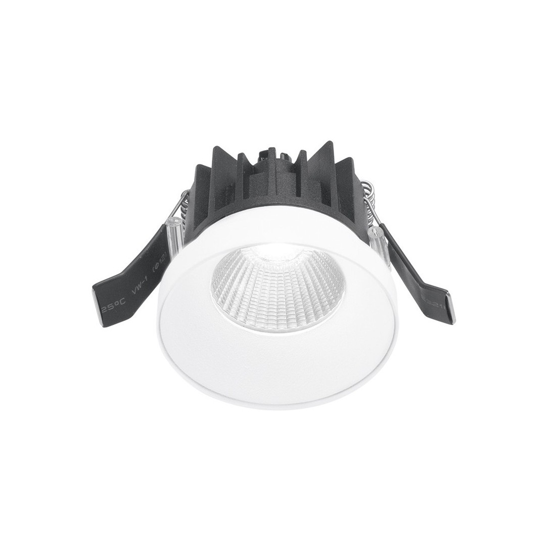 Danae faretto IP20 LED 9w 3000k incasso cartongesso rotondo bianco