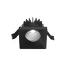 Danae spotlight IP20 LED 9w 3000k incasso cartongesso quadrato nero