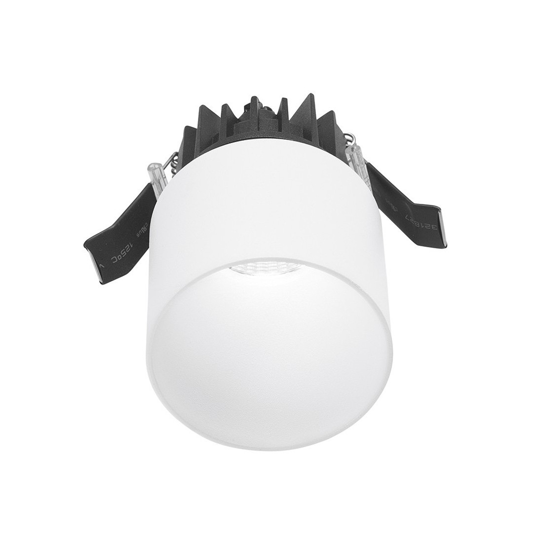 Faye faretto IP54 LED 9w 3000k incasso cartongesso cilindro bianco