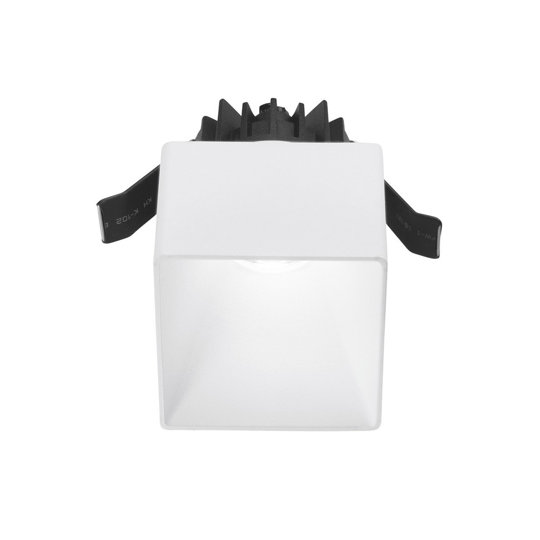 Faye faretto IP54 LED 9w 3000k incasso cartongesso cubo bianco