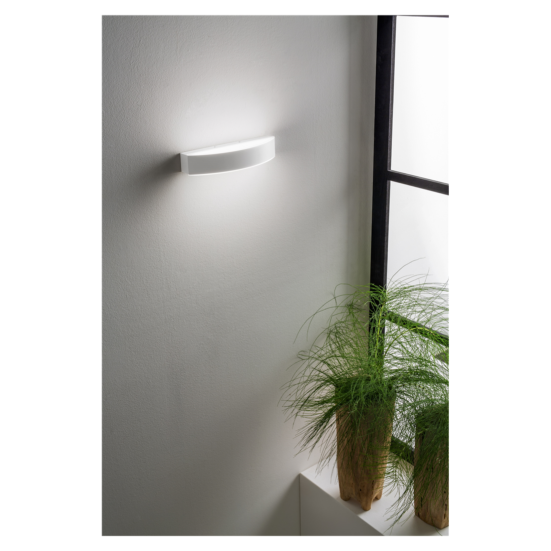 Gap arco applique piccola biemissione led 16 watt luce calda o naturale