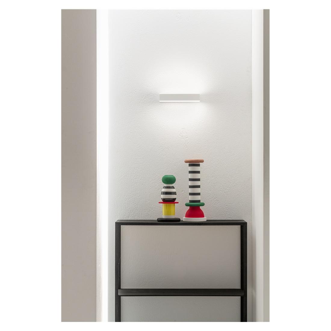 Gap linea applique rettangolare grande biemissione led 24 watt luce calda o naturale
