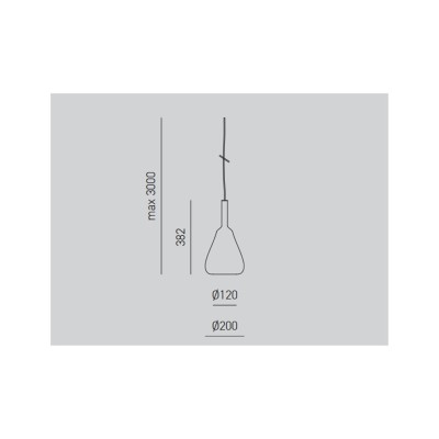 Ofelia s11 lampadario cucina pendente vetro traspa