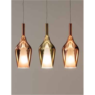 Ofelia s12 lampadario cucina pendente vetro traspa