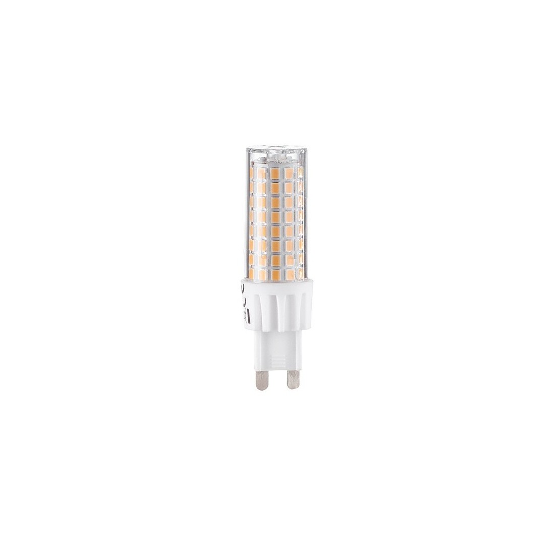Lampadina 7watt led G9 trasparente luce calda 3000k
