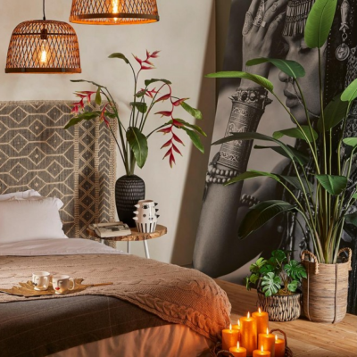 Enzo De Gasperi pianta artificiale Strelizia con v