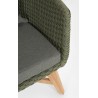Poltrona Con Cuscini Coachella Verde Bizzotto 0804776