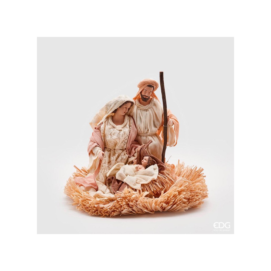 Edg Enzo De Gasperi Natività Lord Con Base Paglia H32 Enzo De Gasperi